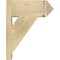 Ekena Millwork Traditional Rough Sawn Arts and Crafts Outlooker, Douglas Fir, 8"W x 18"D x 22"H OUT08X18X22TRA03RDF - alternate 3